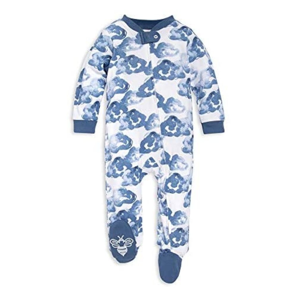 NWT! Burt's Bees Baby Boys' Sleep and Play Pjs‎ NB